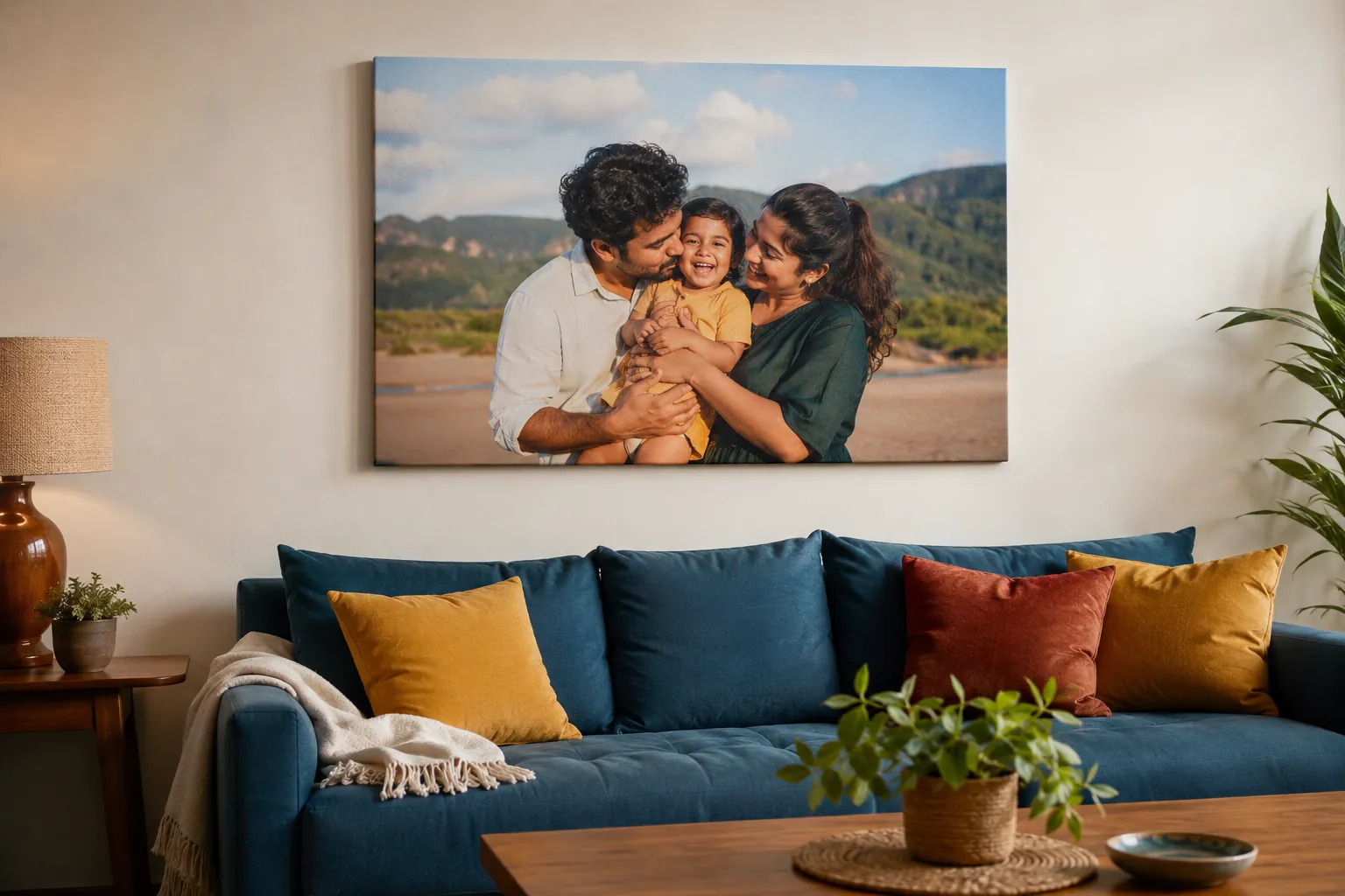 Canvas Prints vs Paintings for Your Living Room